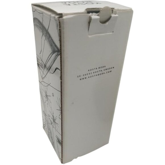 Kosta Boda Green Abstract Glass Vase Signed By Artist Sweden 1742 Modern Art Dec - Picture 12 of 16